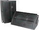 Citronic CX-8086B Passive Pair PA Speakers 80W with Woofer 6.5" 19.4x21.2x36.4cm.