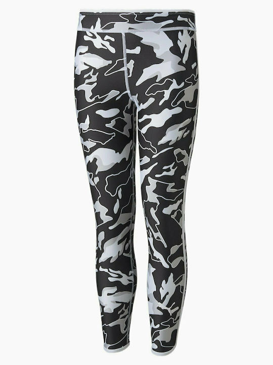 Kids Legging Sports Cropped Black