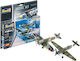 Revell Spitfire Mk.V & Bf109G-10 Modeling Figure Airplane 76 Pieces in Scale 1:72 with Glue and Paints