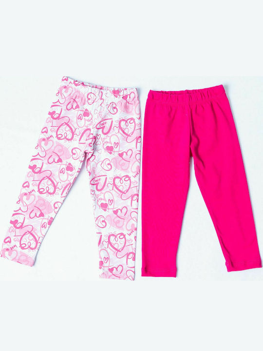 Joyce Set Kinder Leggings Lang Fuchsie