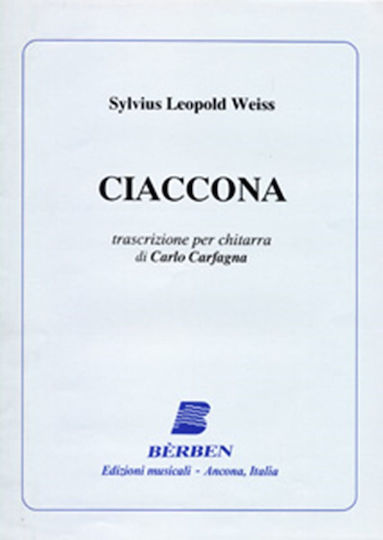 Berben Weiss Sylvius Leopold - Ciaccona Παρτιτούρα για Κιθάρα