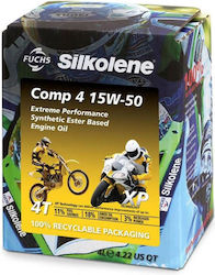Fuchs Silkolene Comp 4 XP Συνθετικό Λάδι 15W-50 4lt Fuchs Silkolene Comp 4 XP Συνθετικό Λάδι 15W-50 4lt