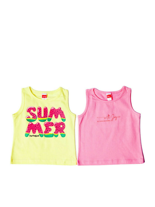 Joyce Комплект детски блузи Жълти Summer