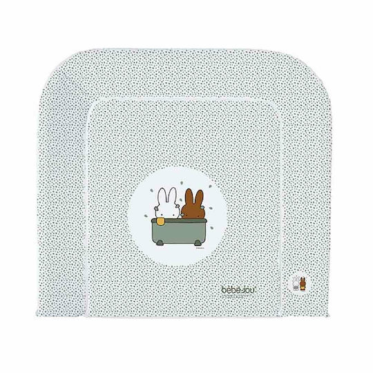 Bebejou Μαλακή Αλλαξιέρα Miffy Melanie από Ύφασμα Πράσινο 72x77cm