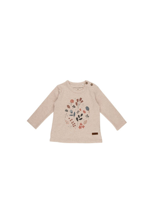 Little Dutch Kids Blouse Long Sleeve Beige