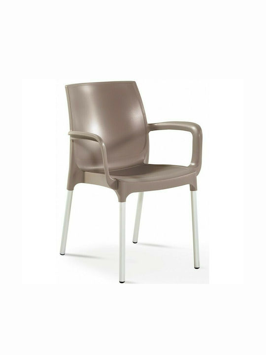 Градински Стол Полипропилен Norman Armchair Чер...