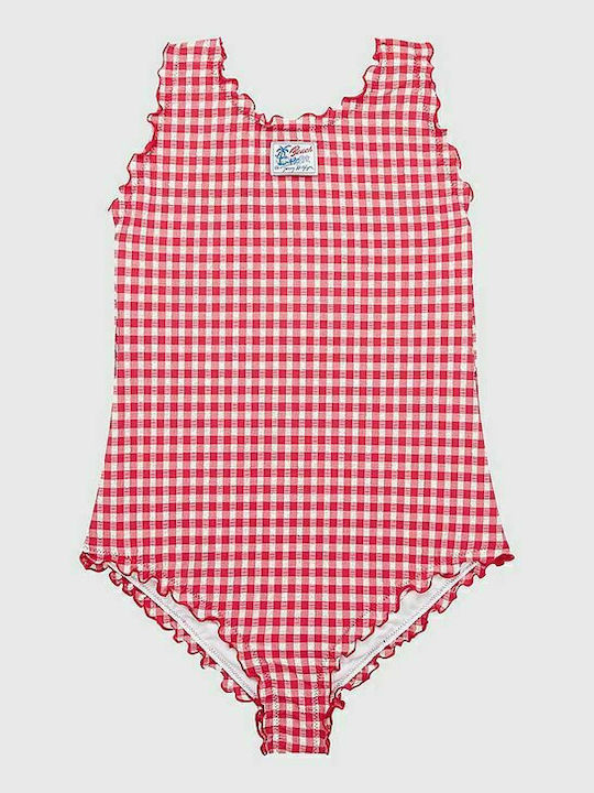 Tommy Hilfiger Παιδικό Μαγιό Ολόσωμο Κόκκινο