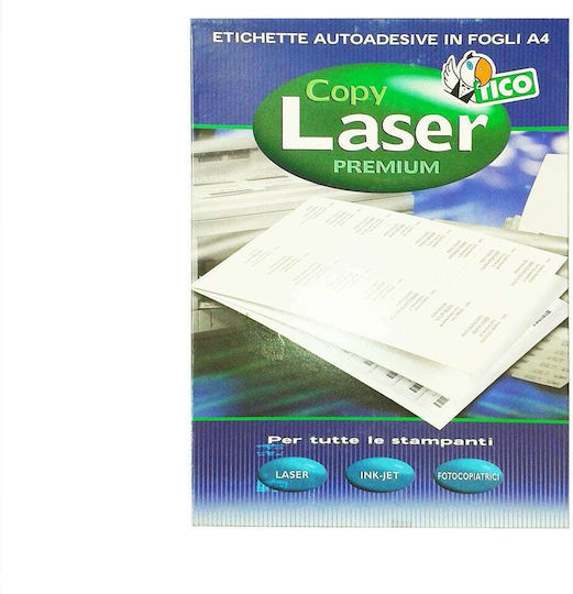 Tico 800 Etichete autoadezive A4 Dreptunghiulare 99.1x67.7mm