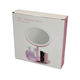 Makeup Mirror Tabletop with Light Pink