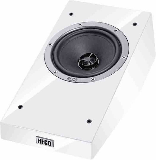 Heco Am 200 Dolby Atmos D1350602 Pair of Hi-Fi Speakers Wall Mounted 40W 2 No of Drivers W16xD32.1xH14.1cm. White Glossy