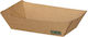 Intertan Disposable Food Paper Box Kraft 23x15x28cm 50pcs
