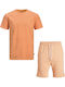 Kids' Set with Shorts Summer 2pcs Orange
