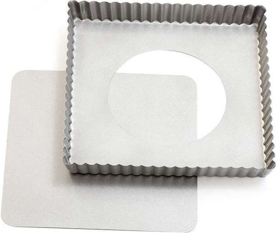 Decora Backform Törtchen Aluminium 21x21x3.5cm 1cm