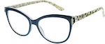 Readers RD150 Women's Reading Glasses +1.75 in Blue color RD150