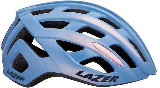 Lazer Tonic Fahrradhelm Stadt mit LED-Licht Blau