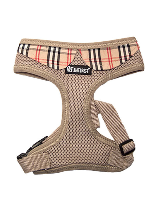 Pet Interest Dog Harness Vest Mesh Collar Beige...