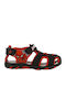 Sandaletten Spiderman Schwarz