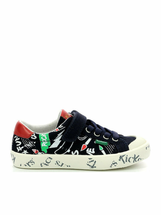 Kids Sneakers Anatomic with Scratch Navy Blue