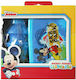 Diakakis Feeding Set Mickey made of Plastic Blue 2pcs