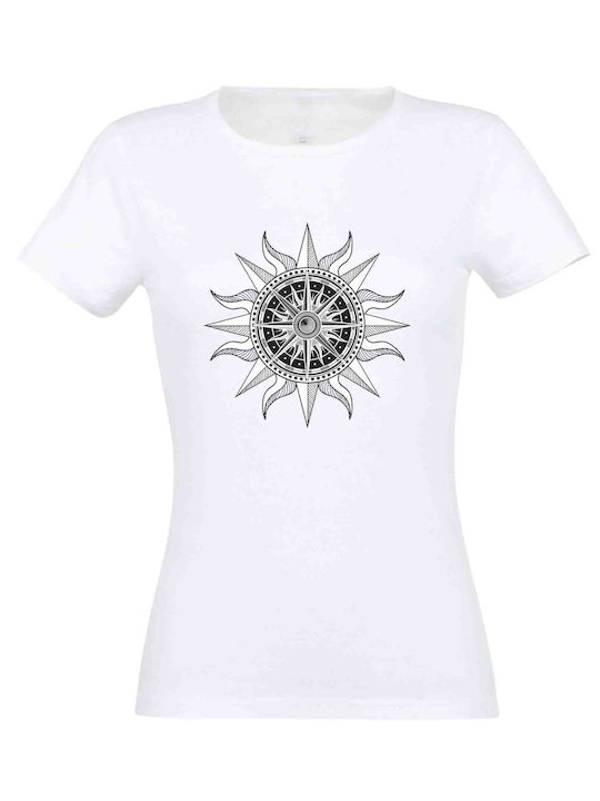 Women's white Boho#46 T-shirt - White