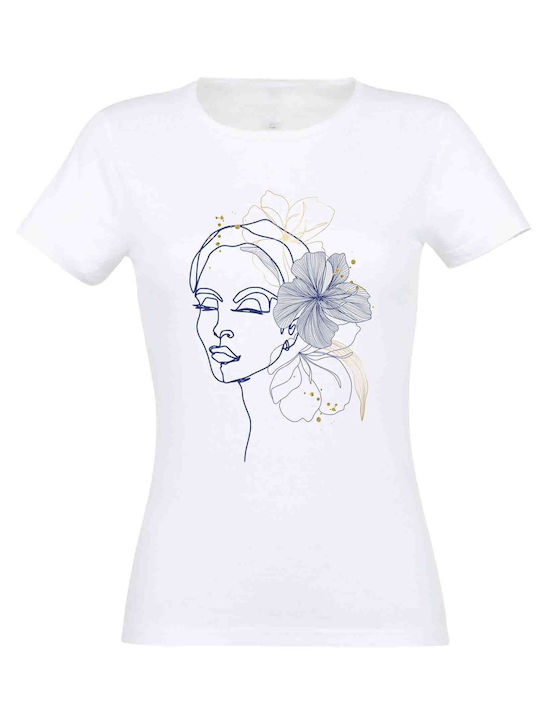 Γυναικείο t-shirt λευκό Nymph #21 - Λευκό