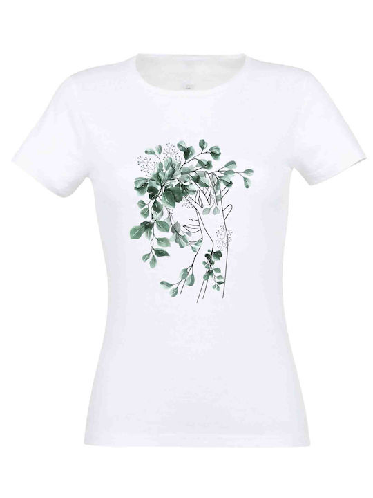 Γυναικείο t-shirt λευκό Nymph #29 - Λευκό