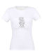 Women's white t-shirt Nymph #36 - White