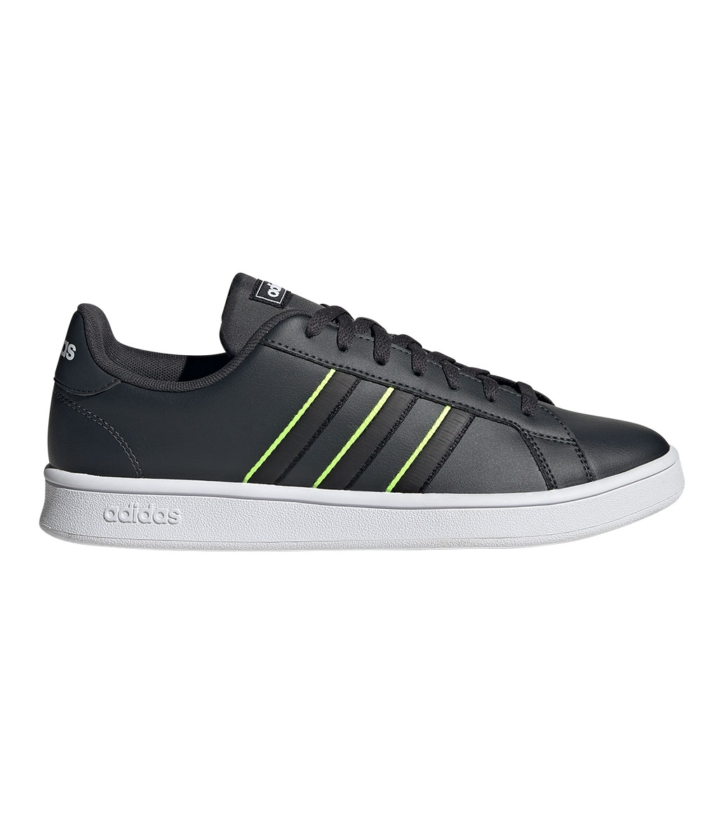Adidas Grand Court Base Ανδρικά Sneakers Carbon / Cloud White / Core