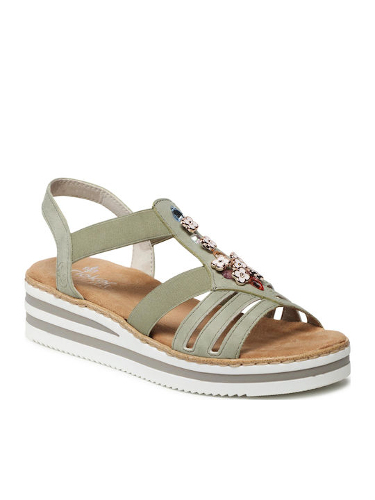 Sandale Casual Damă Anatomic Verde