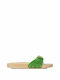 Scholl Anatomic Leather Women's Sandals Green