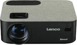 Lenco Projector Τεχνολογίας Προβολής LCD με Φυσική Ανάλυση 1280 x 720 και Φωτεινότητα 4000 Ansi Lumens Μαύρος
