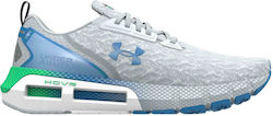 Under Armour Hovr Mega 2 Ανδρικά Αθλητικά Παπούτσια Running Halo Gray / Victory Blue
