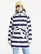 Lyness II Women's for Hiking Long Parka Jacket Waterproof and Windproof for Winter with Hood Stripe Evening Blue