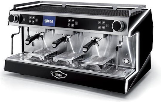 Wega Urban EVD Total Matt Black Επαγγελματική Μηχανή Espresso με 4 Group Π128xΒ60xΥ59cm