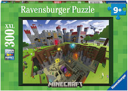 Детски Пъзел Minecraft Cutaway за 9++ Години 300бр Ravensburger