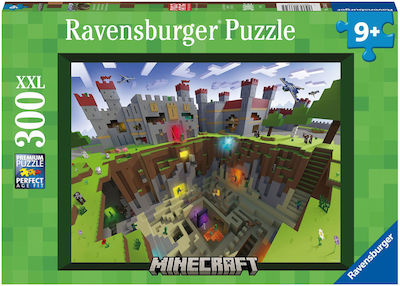 Παιδικό Puzzle Minecraft Cutaway 300pcs για 9+ Ετών Ravensburger