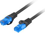 Lanberg S/FTP Cat.6a Ethernet Network Cable 3m Black 1pcs