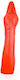 All Black Arm Glass Dildo Red 38cm