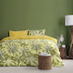 Kocoon Raellia Coverlet Queen Size Cotton Green 220x245cm