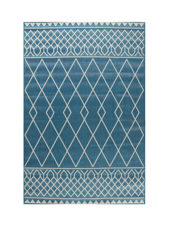 Tzikas Carpets Party 54132-630 Rug Rectangular Summer Blue