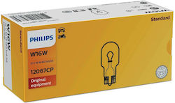 Philips Λάμπα Αυτοκινήτου & Μοτοσυκλέτας W16W / W2.1X9.5D 12V 16W 1τμχ