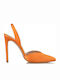 Pointed Toe Heels Orange