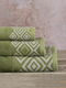Kocoon Bath Towel Set 3pcs Ariadne Green Weight 450gr/m²