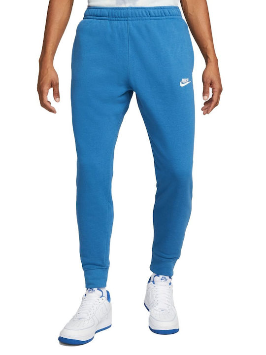 Nike Sportswear Club Παντελόνι Φόρμας με Λάστιχο Fleece Μπλε