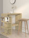 Table Bar Wooden Sonoma 100x50x101.5cm