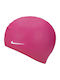 Nike Solid Silicone Adults Swimming Cap Pink