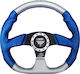 Simoni Racing Volan Auto Χ2 Din Piele cu Diamet...