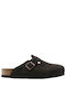 Boston Leather Men's Slippers Brown Anatomical