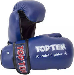 Top Ten Point Fighter Γάντια Πυγμαχίας για Αγώνα Μπλε