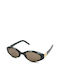 Escada Women's Sunglasses with Black Plastic Frame and Brown Lens E1108 G644